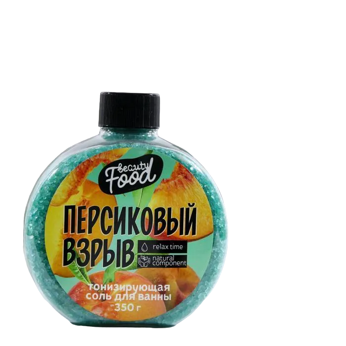 

Соль для ванны «Персиковый взрыв», 350 г, Beauty Food