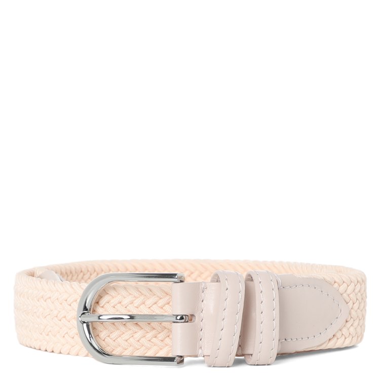 

Ремень женский Calzetti B-01F/BRAID_S светло-розовый, 110 см, B-01F/BRAID_S