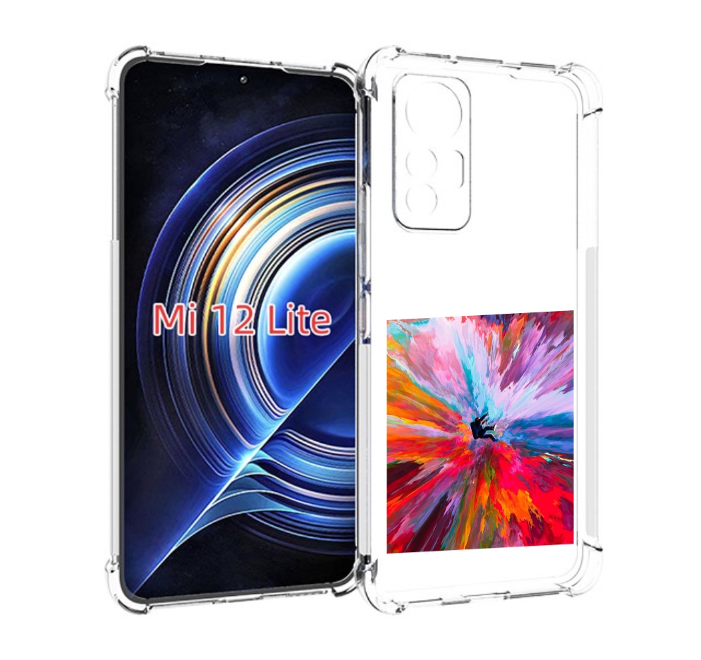 

Чехол MyPads красочный астранавт для Xiaomi 12 Lite, Прозрачный, Tocco