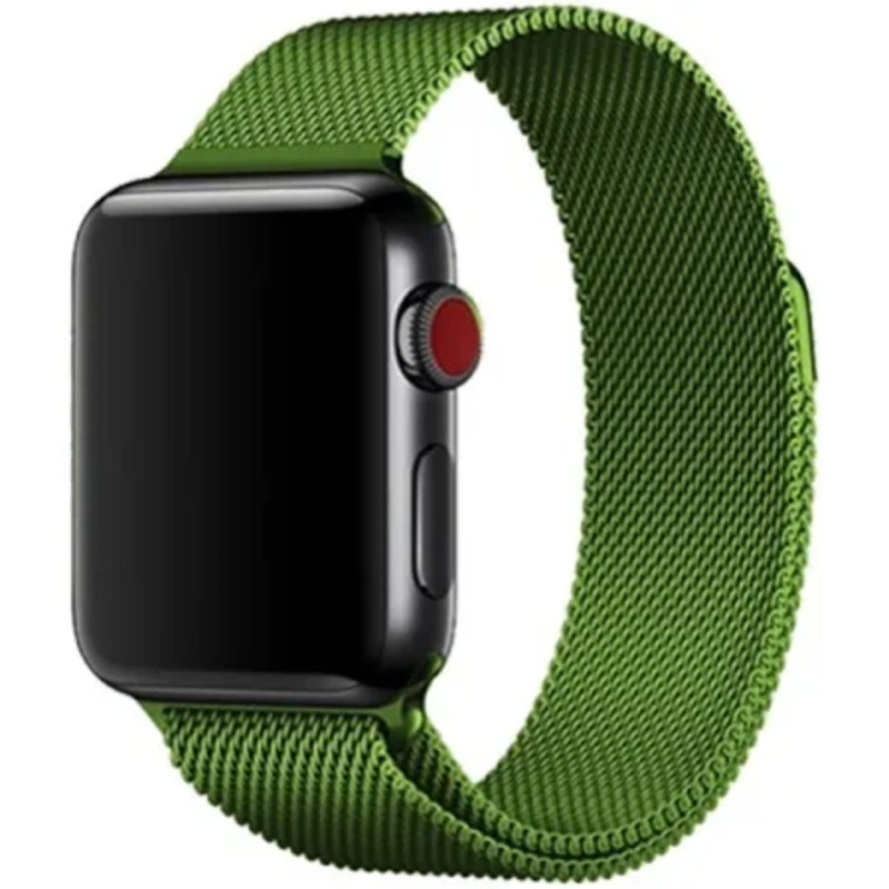 

Ремешок миланcкий из нержавеющей стали для Apple Watch 38/40мм (11), болотный, на