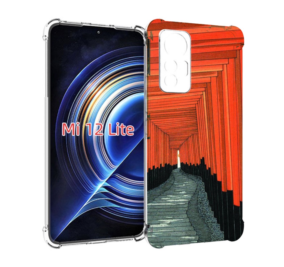 

Чехол MyPads красный коридор для Xiaomi 12 Lite, Прозрачный, Tocco