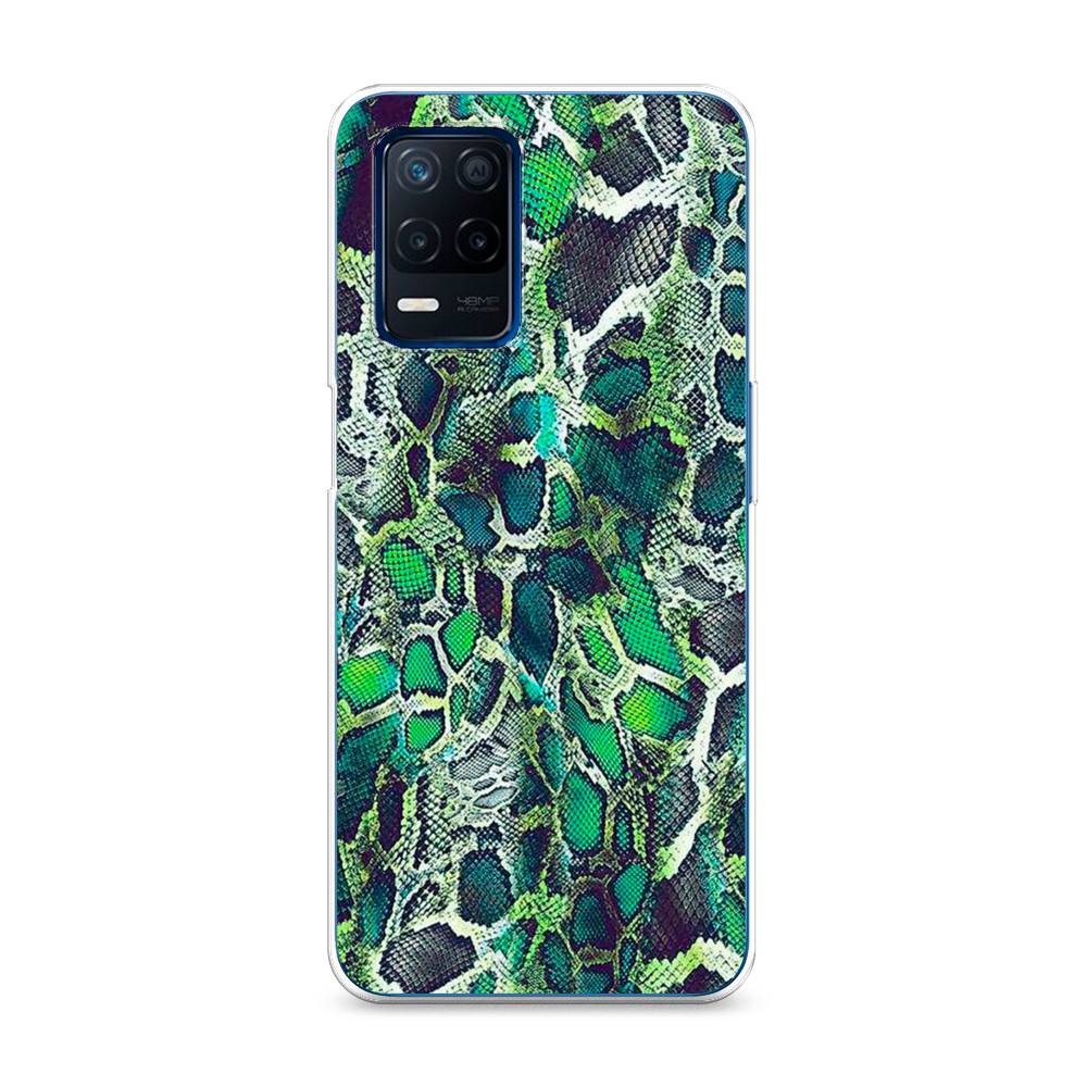 

Чехол Awog на Realme 8 5G/Narzo 30 5G "Зеленая кожа змеи", Разноцветный, 257150-3