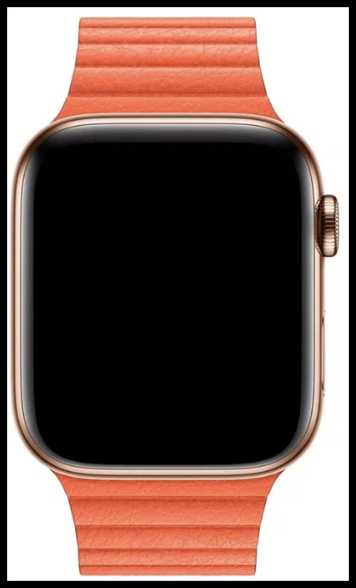 

Ремешок кожаный для Apple Watch 38/40мм (10), оранжевый, на магните