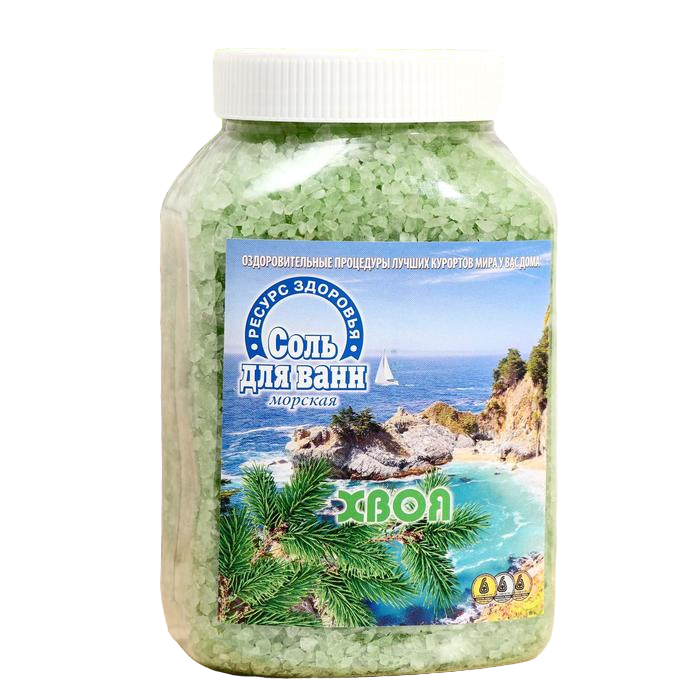 

Соль для ванн морская, хвоя, 1,7 кг