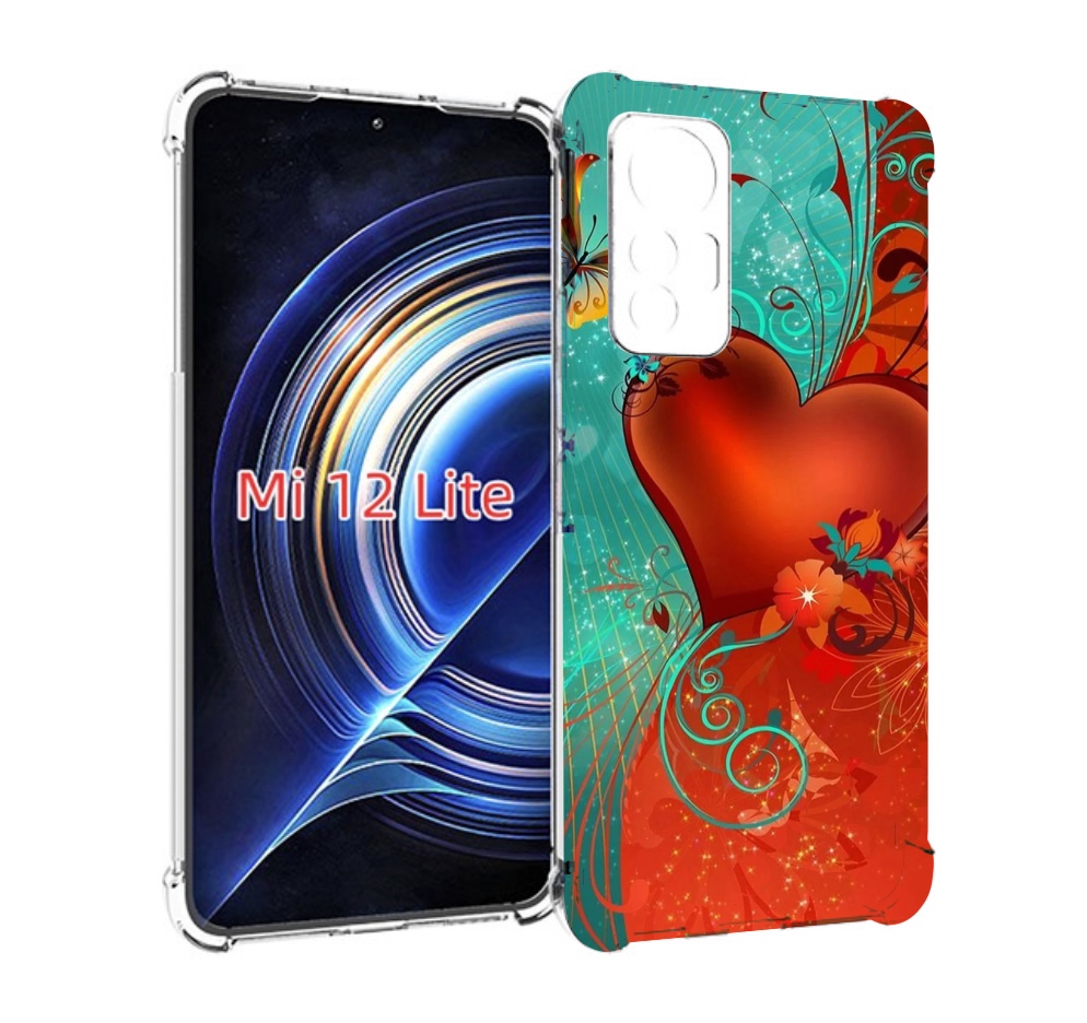 

Чехол MyPads красивые-яркие-сердечки для Xiaomi 12 Lite, Прозрачный, Tocco