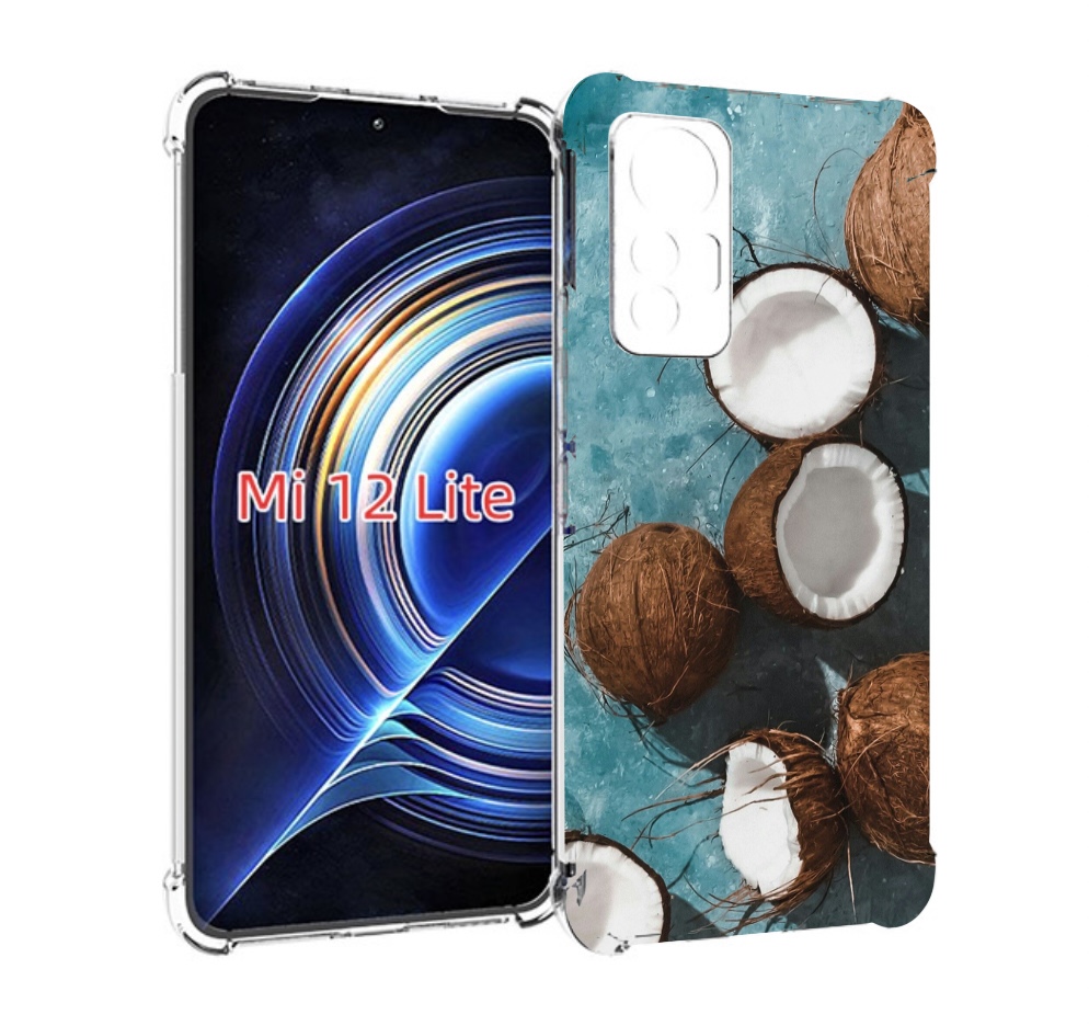 

Чехол MyPads красивые-кокосы для Xiaomi 12 Lite, Прозрачный, Tocco