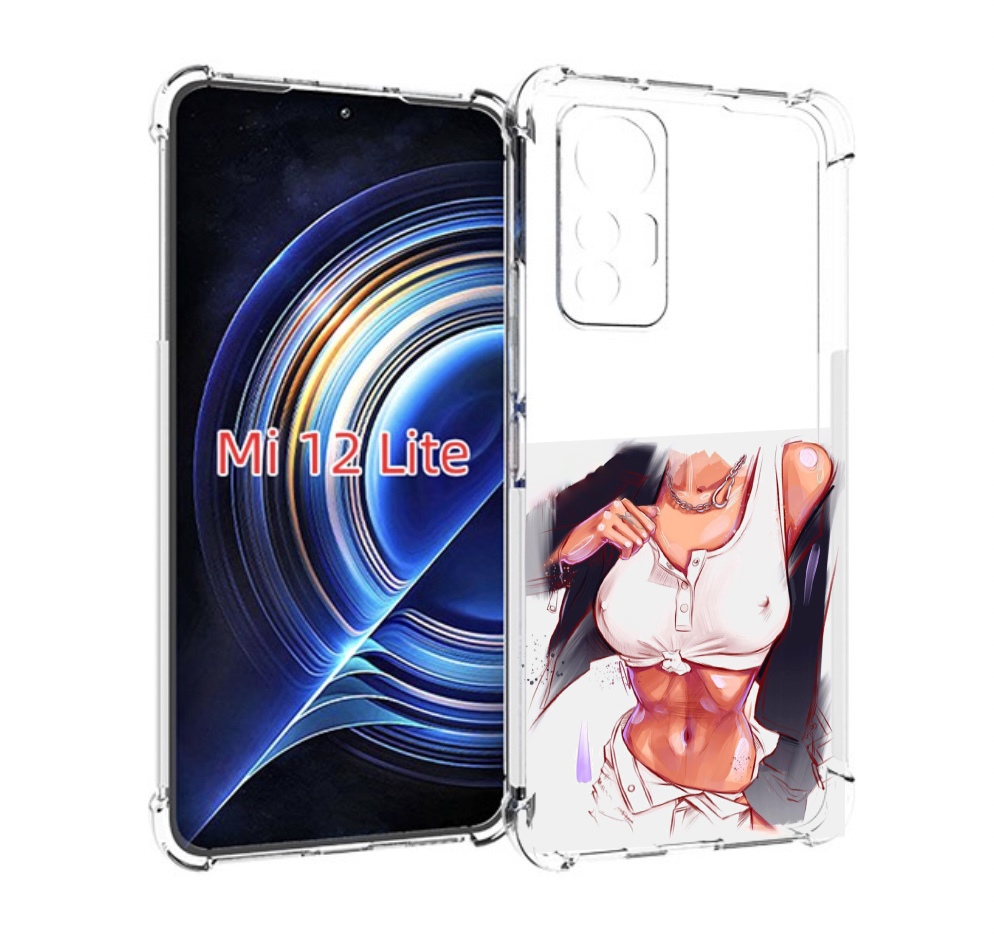 

Чехол MyPads красивая-стройная-модель для Xiaomi 12 Lite, Прозрачный, Tocco
