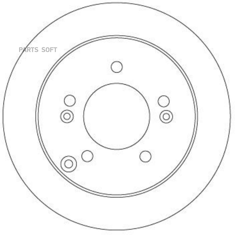 

Диски тормозные задние (в коробке 1шт., цена за 1шт.) Hyundai Tuscon/Sonata V 2.0/2.4/2