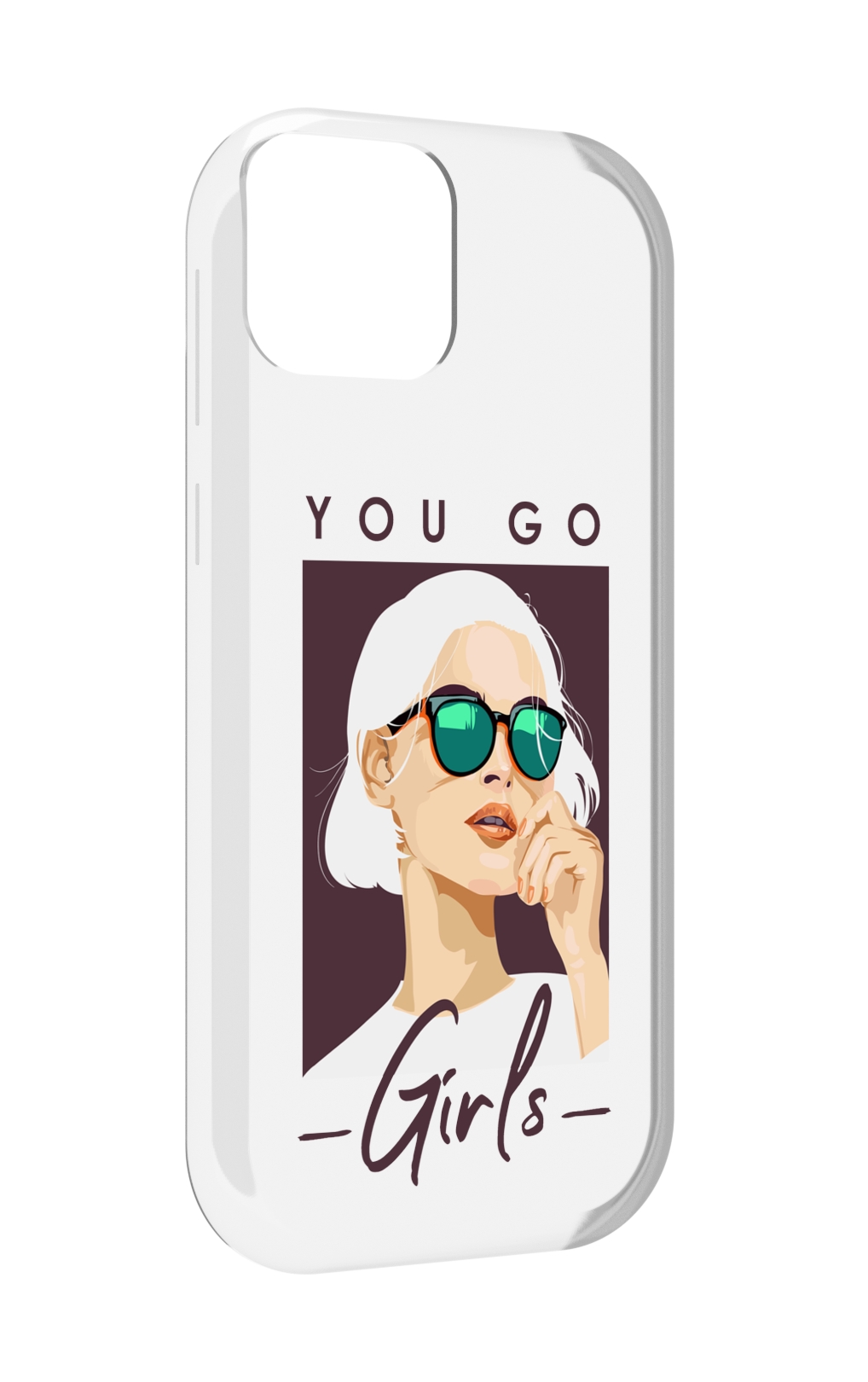 Чехол MyPads Девушка-в-очках-с-белыми-волосами женский для UleFone Note 6