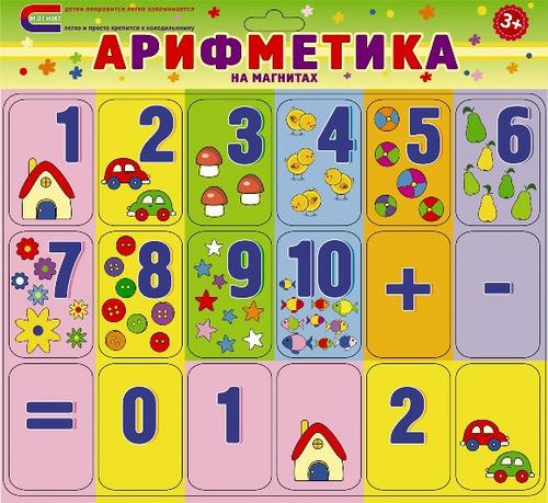 

Обучающие карточки Авира Арифметика на магнитах