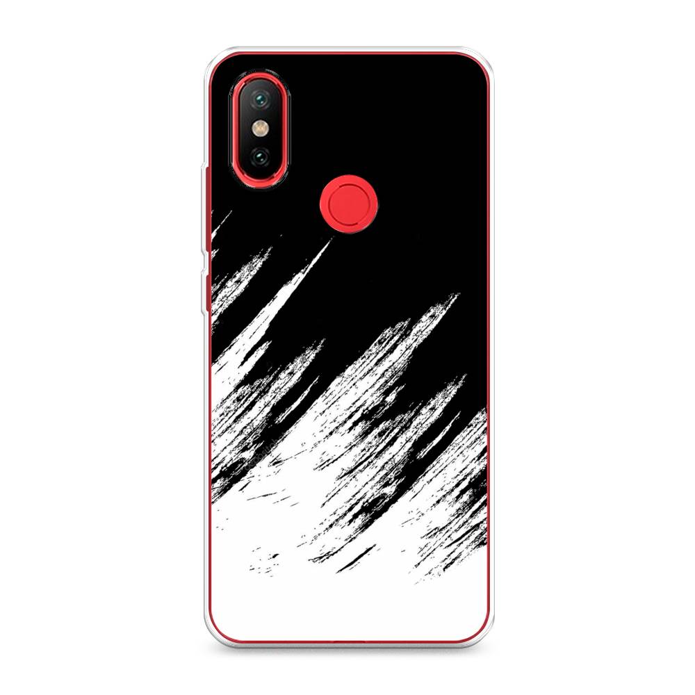 

Чехол Awog на Xiaomi Mi 6X/A2 "Черно белые брызги", Разноцветный, 33250-3