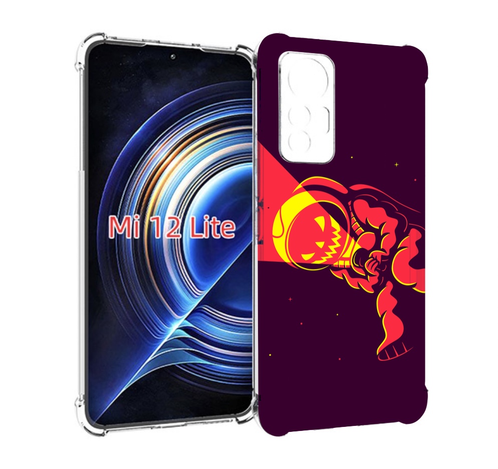 

Чехол MyPads космонавт-в-хеллуин для Xiaomi 12 Lite, Прозрачный, Tocco