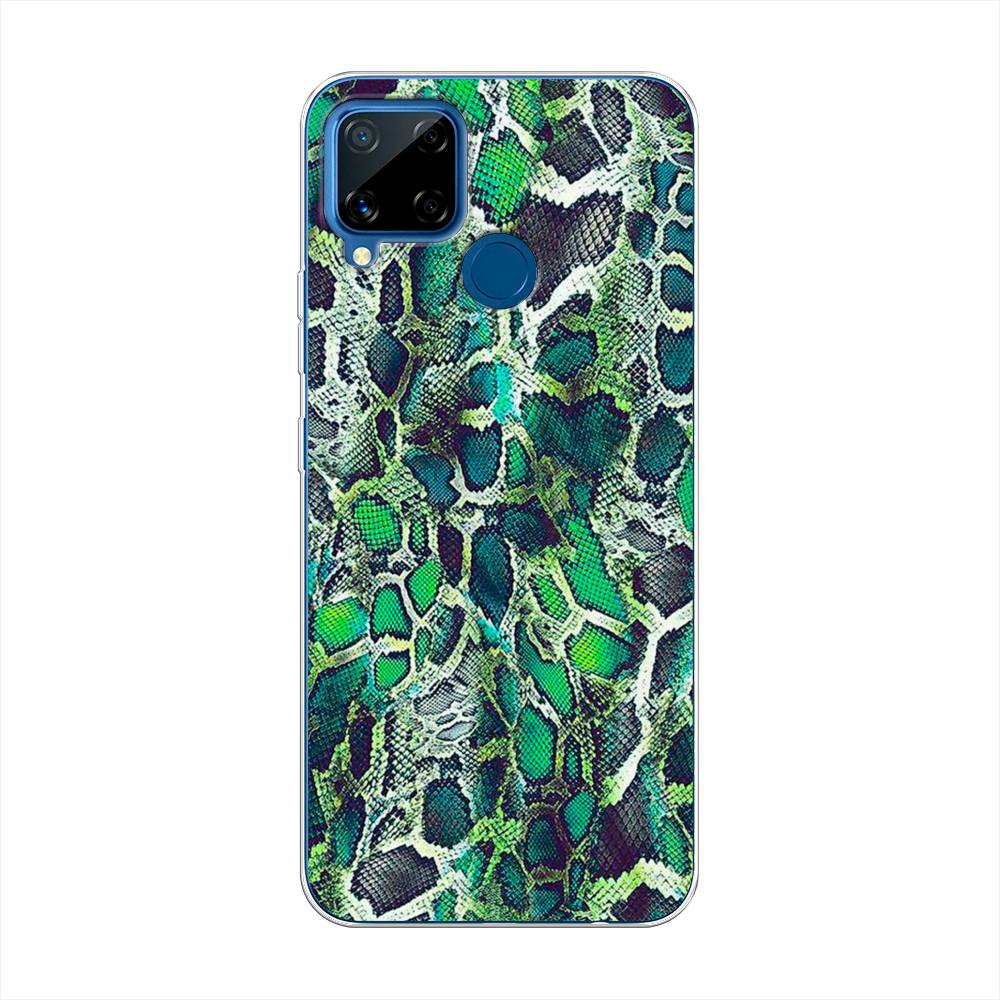 

Чехол Awog на Realme C15 "Зеленая кожа змеи", 255050-3