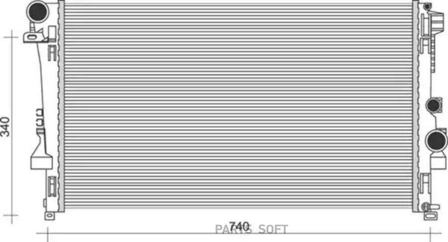 

Радиатор, Охлаждение Двигателя Охлаждение|Теплообменник MAGNETI MARELLI арт. 350213955000
