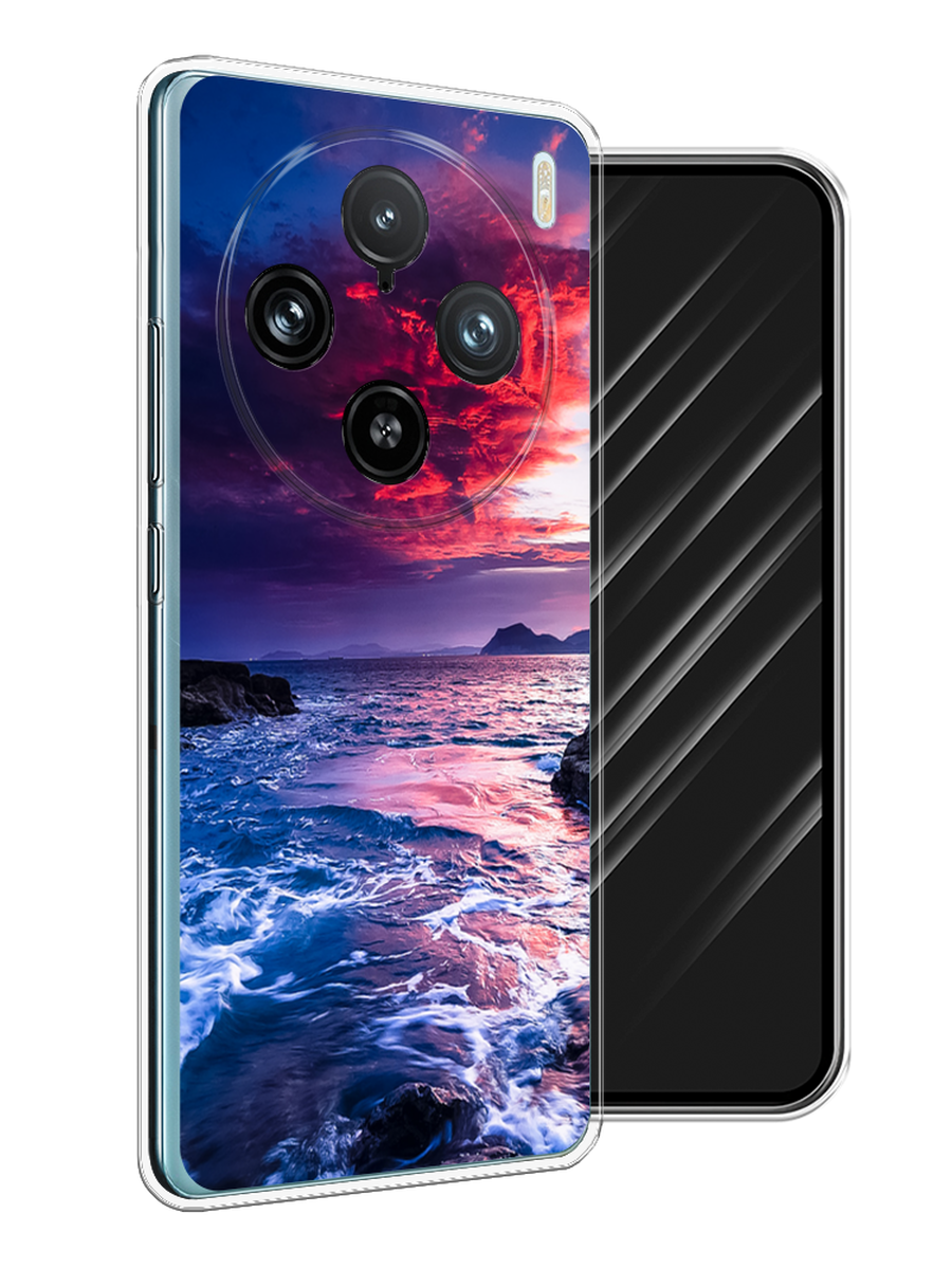 

Чехол Awog на Vivo X100 Pro "Волны 1", Розовый;синий, 2611850-1