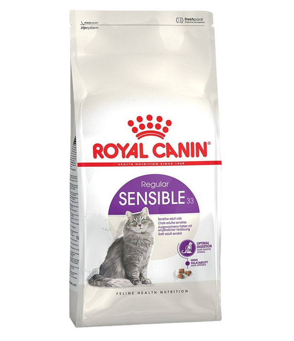 Сухой корм для кошек Royal Canin Sensible с чувствительным ЖКТ, 4 кг