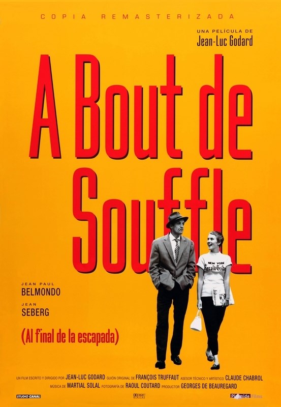 

Постер к фильму "На последнем дыхании" (A bout de souffle) Оригинальный 50,8x73,7 см