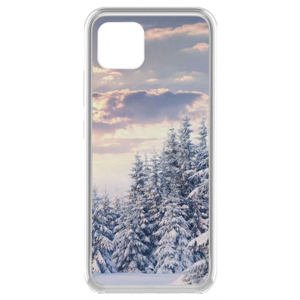 

Чехол-накладка Krutoff Clear Case Снежный пейзаж для Realme C11