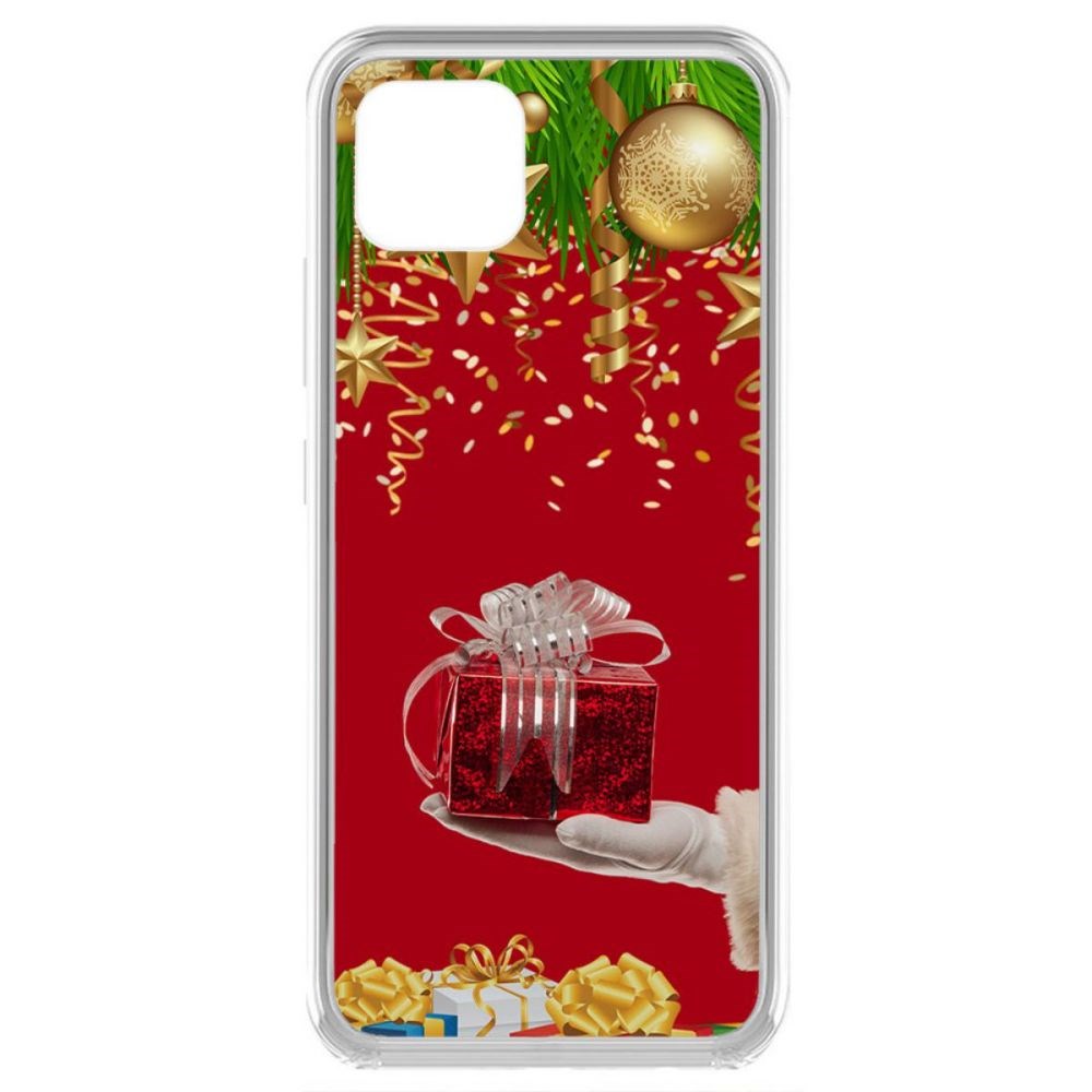 

Чехол-накладка Krutoff Clear Case Подарки для Realme C11