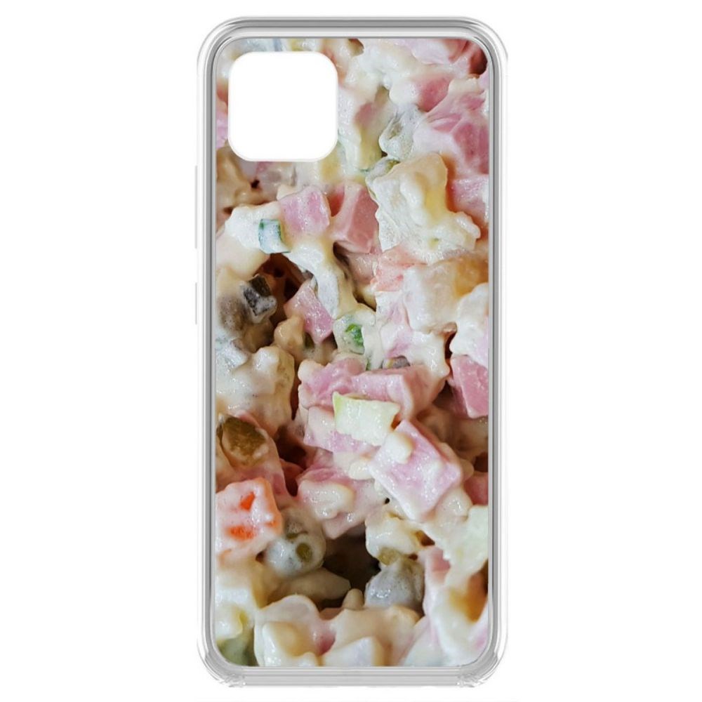 

Чехол-накладка Krutoff Clear Case Оливье для Realme C11