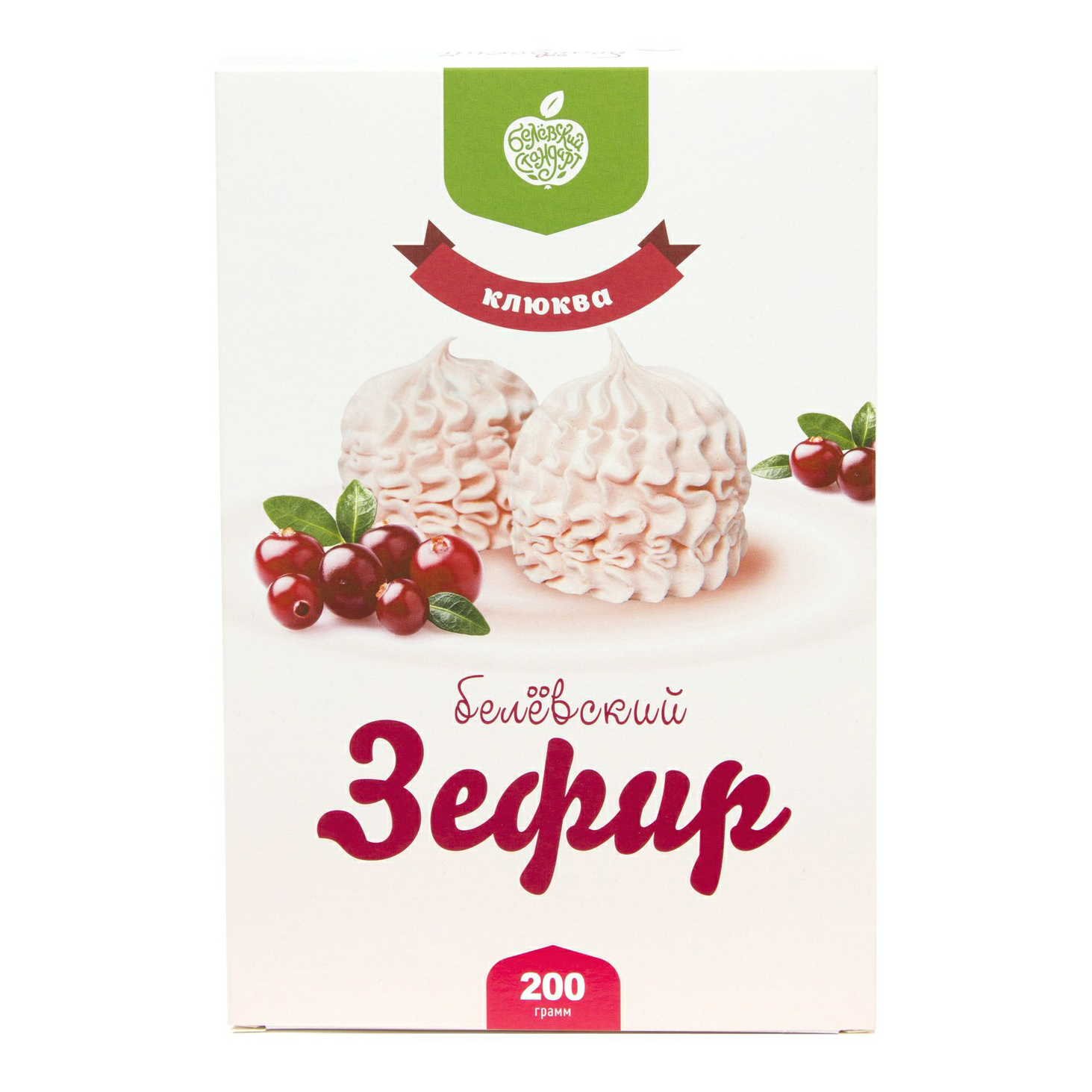 

Зефир Белевская Пастила с ароматом клюквы 200 г