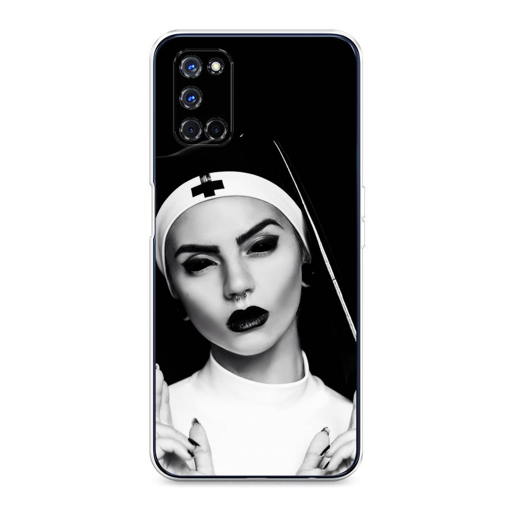 

Чехол Awog на Oppo A52/A72 "Черная монашка", Разноцветный, 253250-9