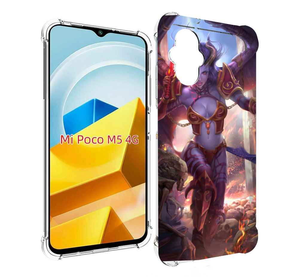 

Чехол Mypads Queen Of Pain Dota 2 Для Poco M5 Прот, Прозрачный, Tocco