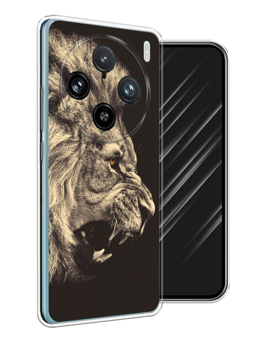 

Чехол Awog на Vivo X100 Pro "Львиный рык 2", Бежевый;черный, 2611850-1
