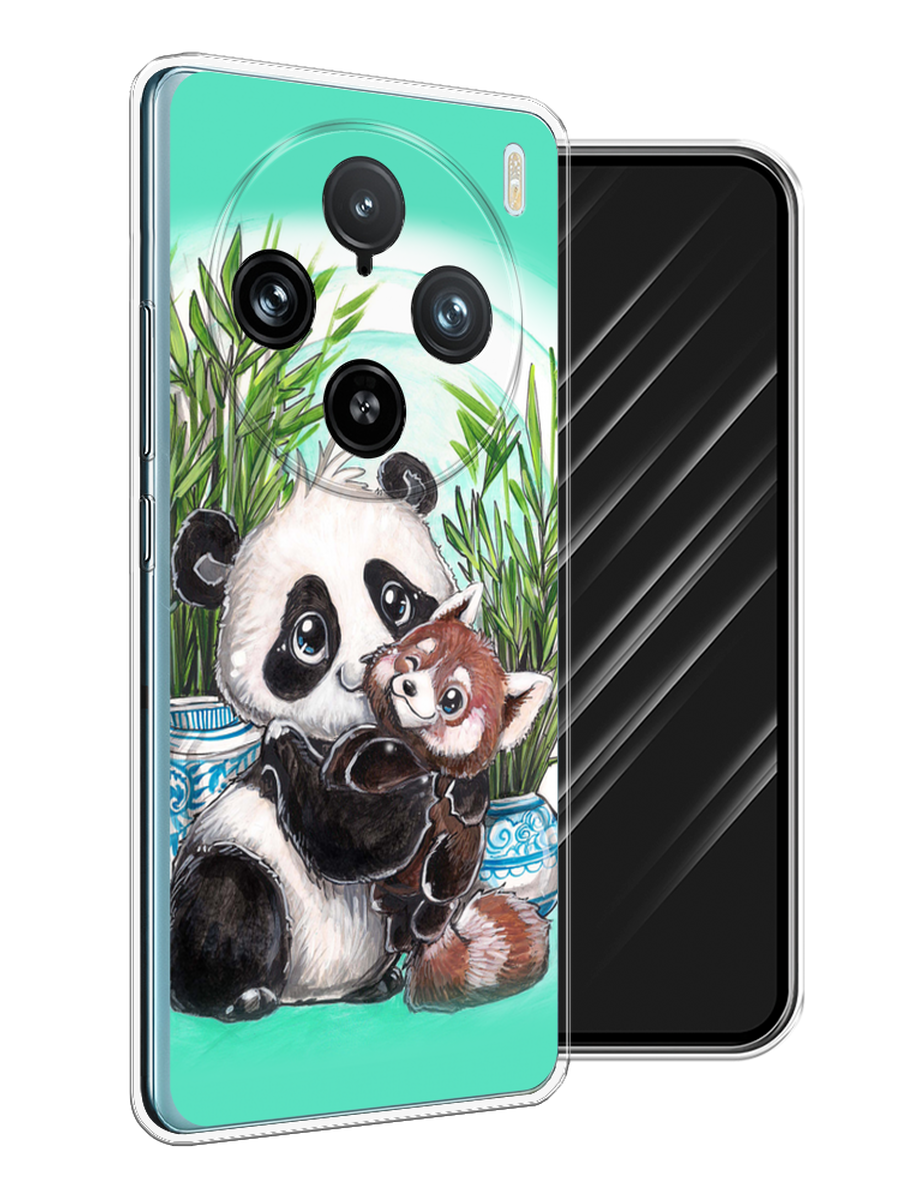 

Чехол Awog на Vivo X100 Pro "Друзья зверята", Бирюзовый;белый;черный, 2611850-1