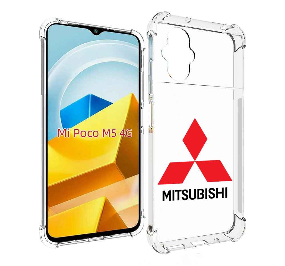 

Чехол Mypads Mitsubishi-3 Для Poco M5 Противоударный, Прозрачный, Tocco