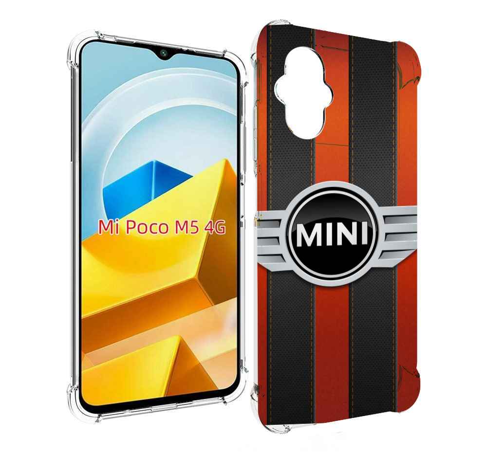 

Чехол Mypads Mini 1 Для Poco M5 Противоударный, Прозрачный, Tocco
