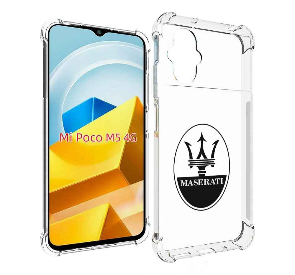 

Чехол Mypads Maserati 4 Для Poco M5, Прозрачный, Tocco