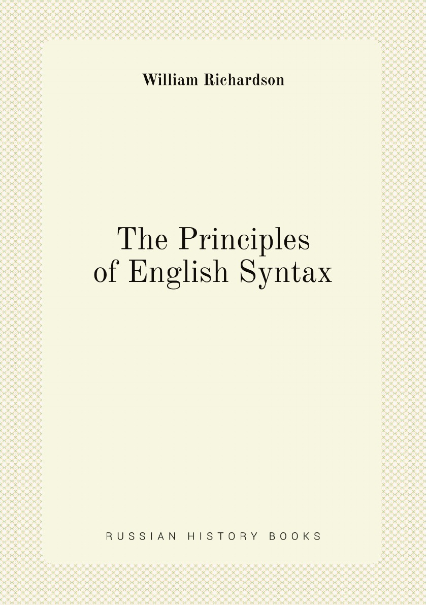 

The Principles of English Syntax