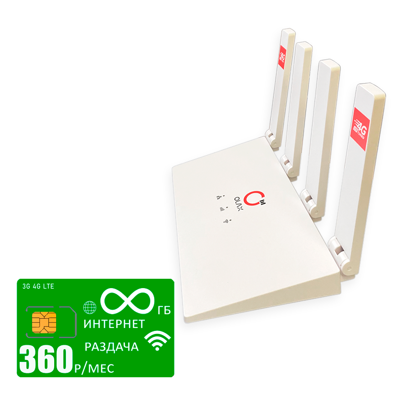 

Wi-Fi роутер Olax MC50 (komplekt-mc50-mega360-PRO-WB), MC50