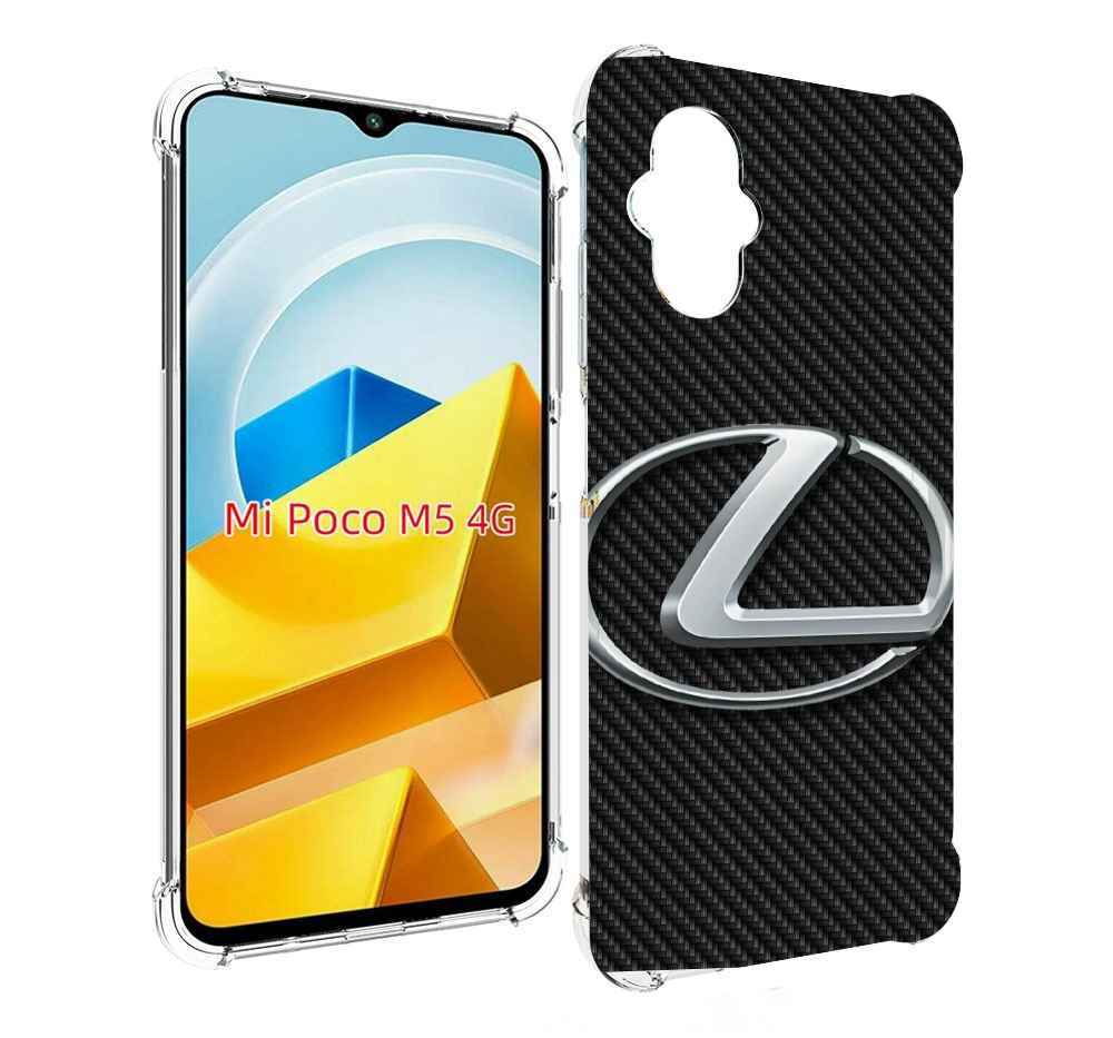 

Чехол Mypads Lexus 3 Для Poco M5, Прозрачный, Tocco