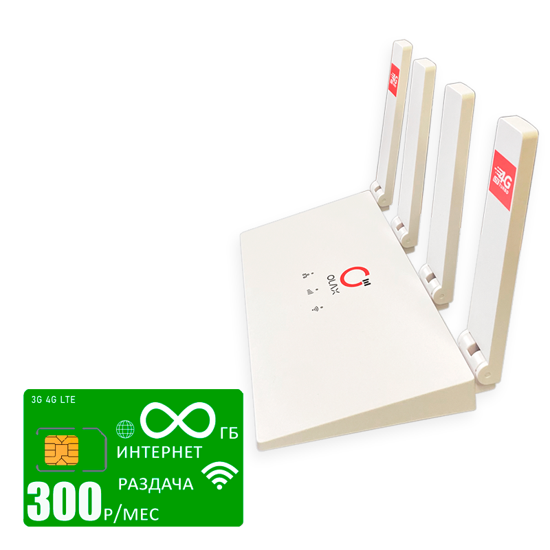 

Wi-Fi роутер Olax MC50 (komplekt-mc50-mega300-PRO-WB), MC50