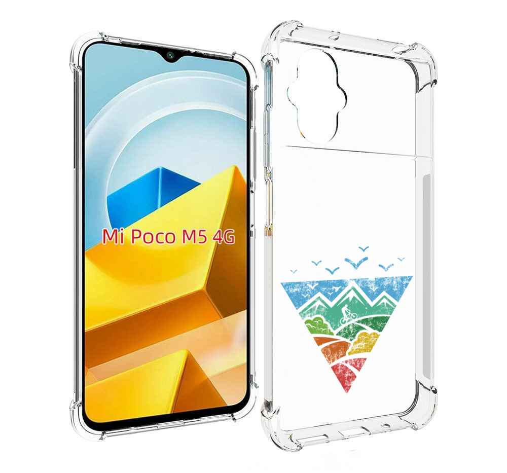 

Чехол Mypads Лес Земля Море Чайки Для Poco M5 Прот, Прозрачный, Tocco