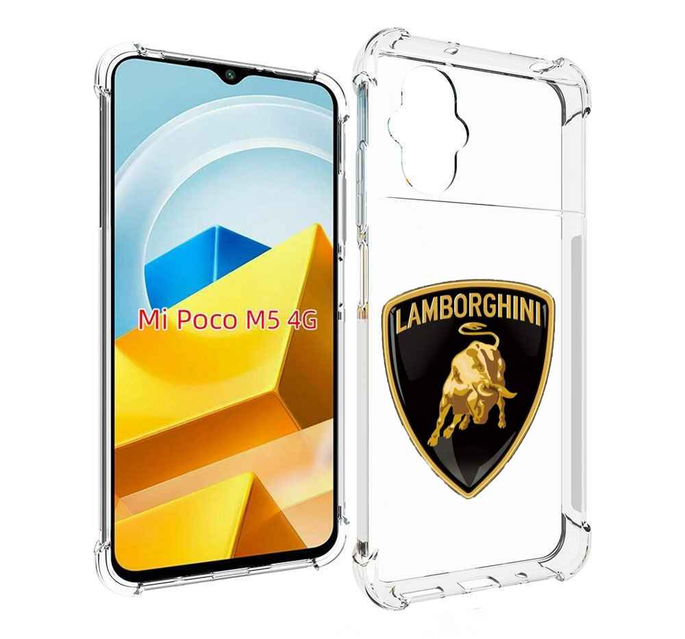 

Чехол Mypads lamborghini-2 Для Poco M5, Прозрачный, Tocco