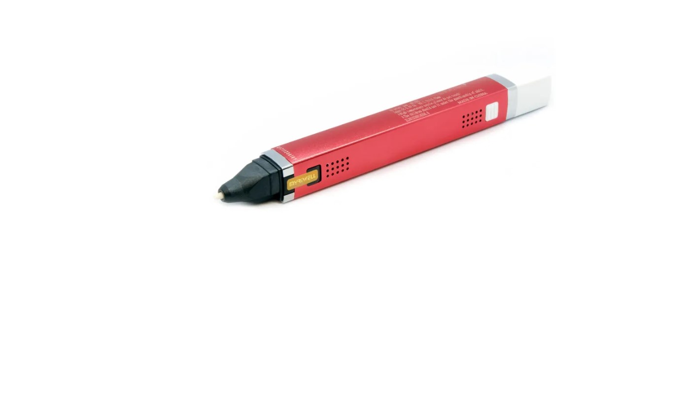 3D ручка Myriwell RP-100С с дисплеем Красный металлик 3d ручка myriwell rp 100b с lcd дисплеем фиолетовая