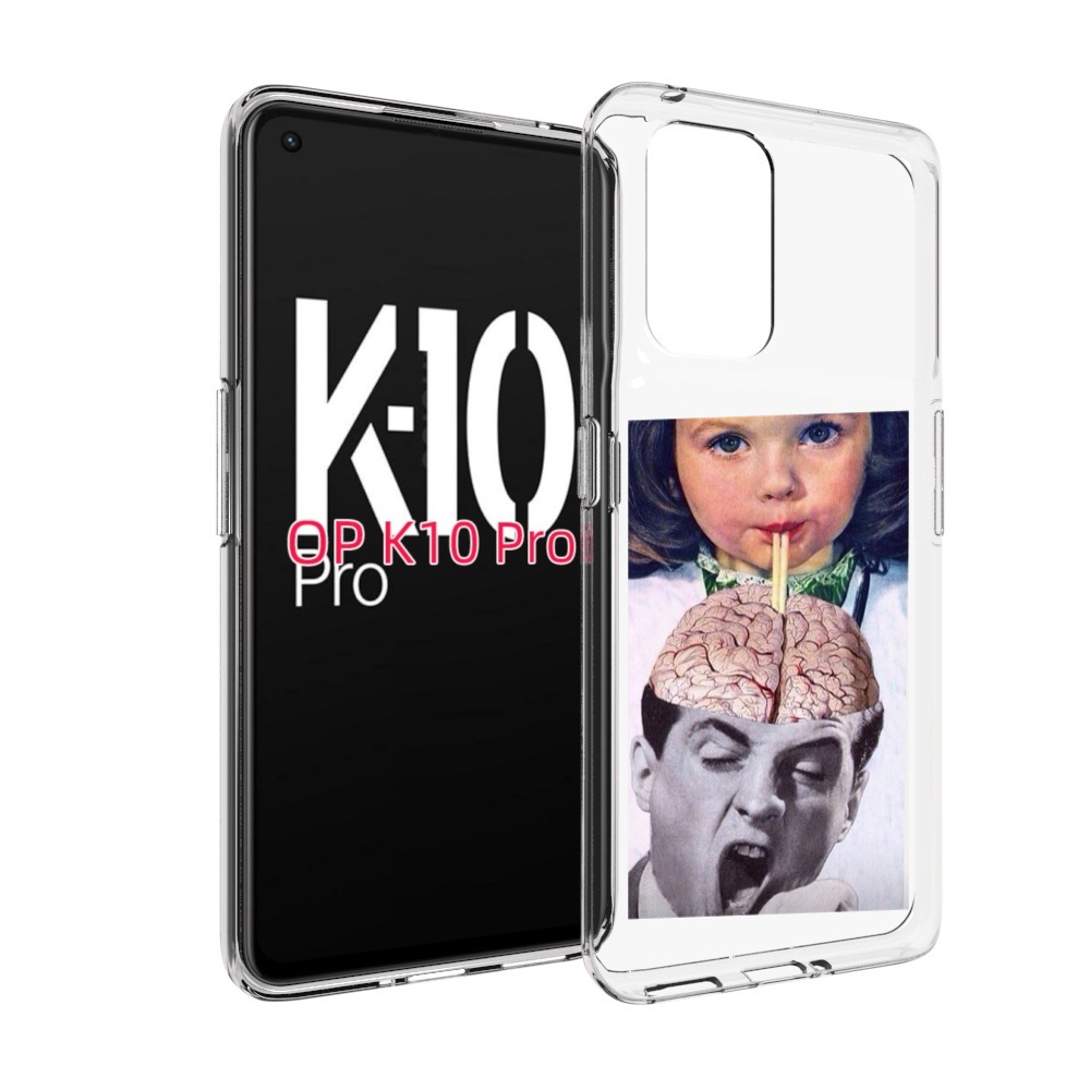 

Чехол MyPads на-здоровье для OPPO K10 Pro, Прозрачный, Tocco