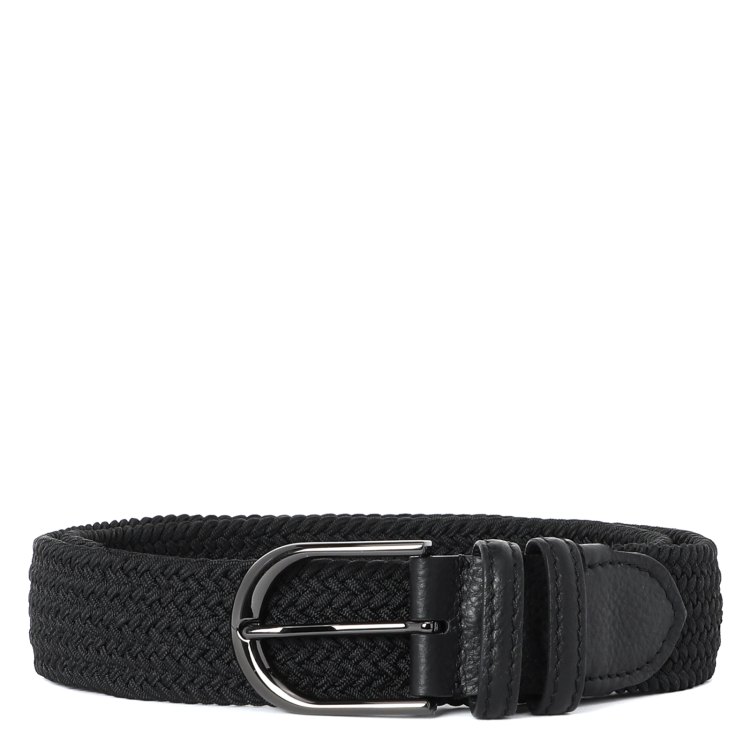 

Ремень мужской Calzetti B-01M/BRAID_35mm черный, 125 см, B-01M/BRAID_35mm