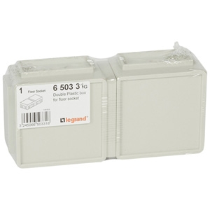 

Legrand Короб двойной пластиковый 2х3 модуля, Белый
