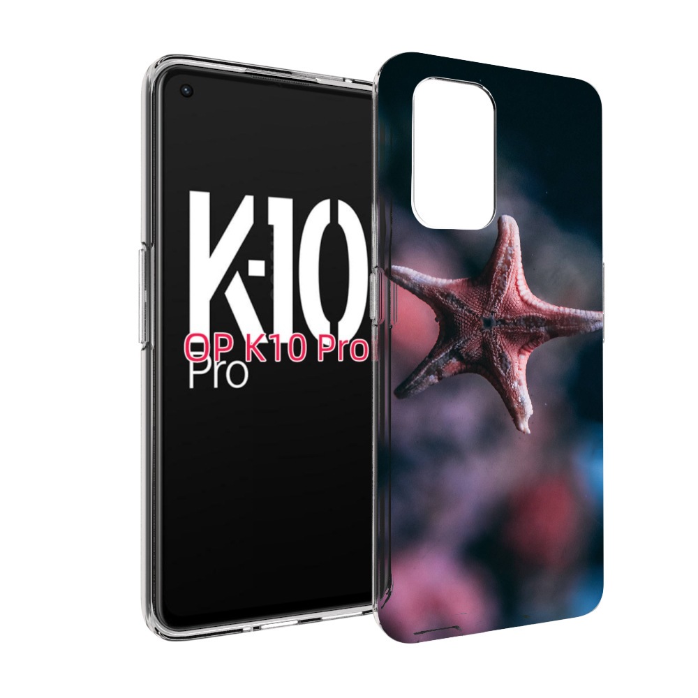 

Чехол MyPads морская-звезда---starfish для OPPO K10 Pro, Прозрачный, Tocco