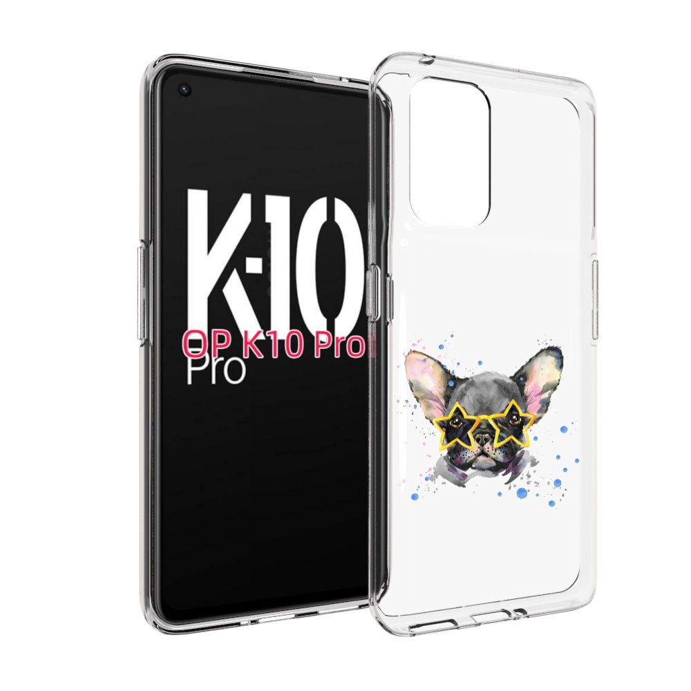 

Чехол MyPads буля в очках для OPPO K10 Pro, Прозрачный, Tocco