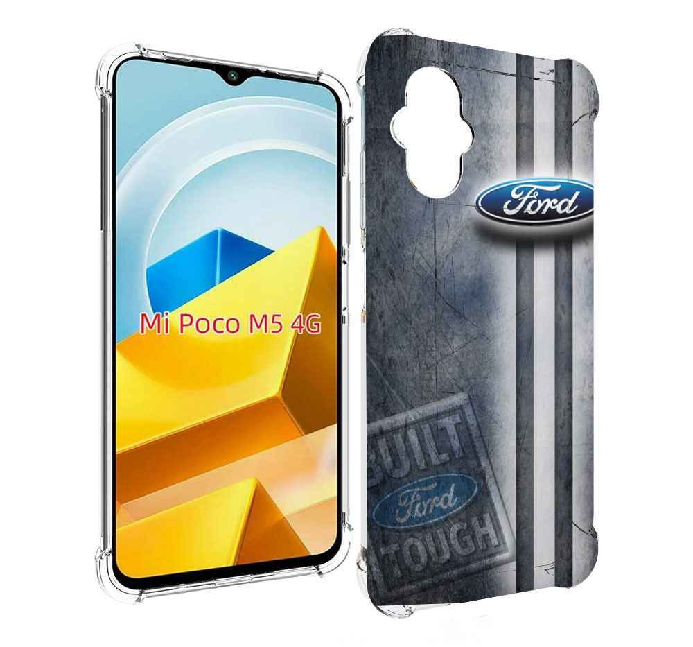 

Чехол Mypads Ford 2 Для Poco M5 Противоударный, Прозрачный, Tocco