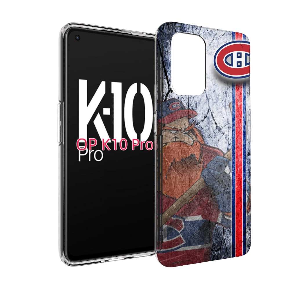 

Чехол MyPads монреаль канадиенс для OPPO K10 Pro, Прозрачный, Tocco