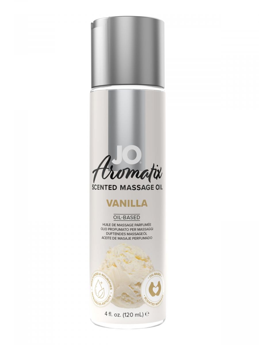 Массажное масло JO с ароматом ванили Aromatix Massage Oil Vanilla 120 мл