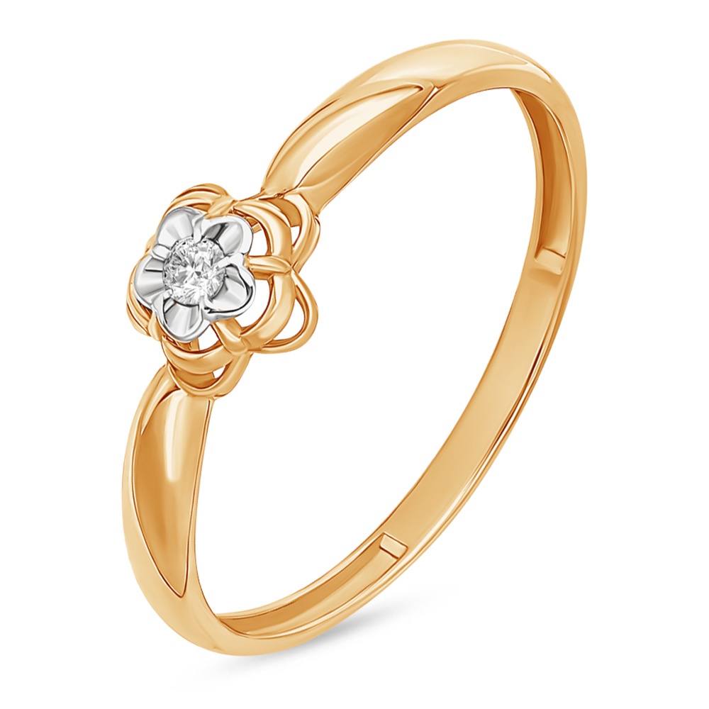 

Кольцо из золота р. , 585Gold 301012166, фианит, 301012166