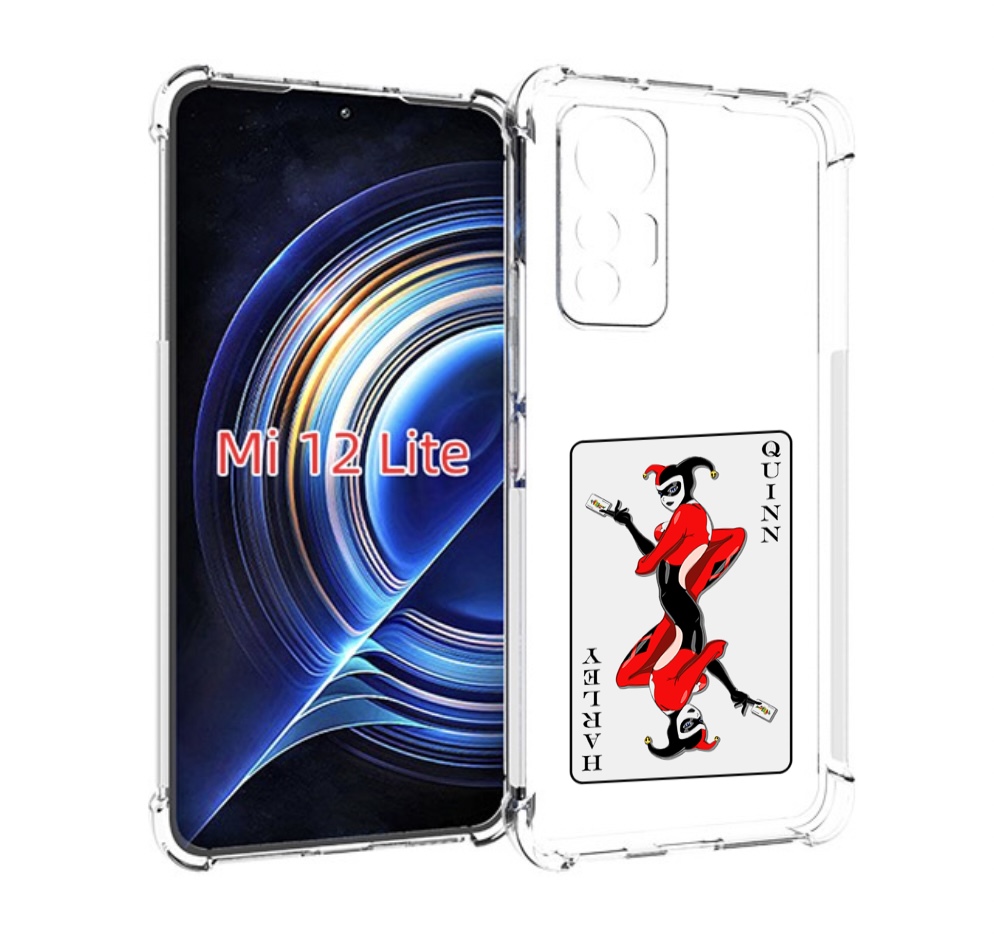 

Чехол MyPads королева-джокера для Xiaomi 12 Lite, Прозрачный, Tocco
