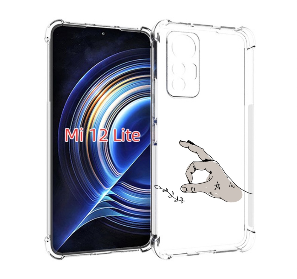 

Чехол MyPads кольцо для Xiaomi 12 Lite, Прозрачный, Tocco